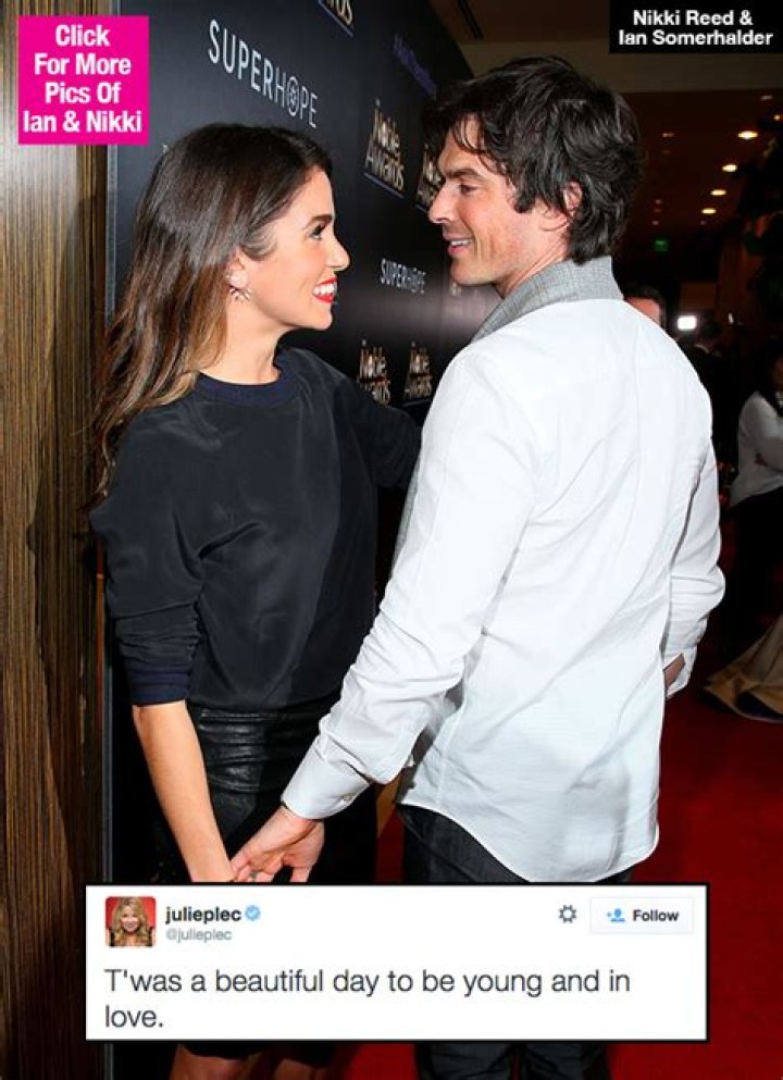 Ian Somerhalder Marries Nikki Reed — ‘TVD’ Cast & Fans Show Love