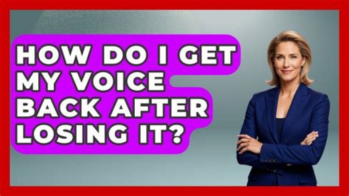 It Helped Me ‘Get My Voice Back’ – Hollywood Life