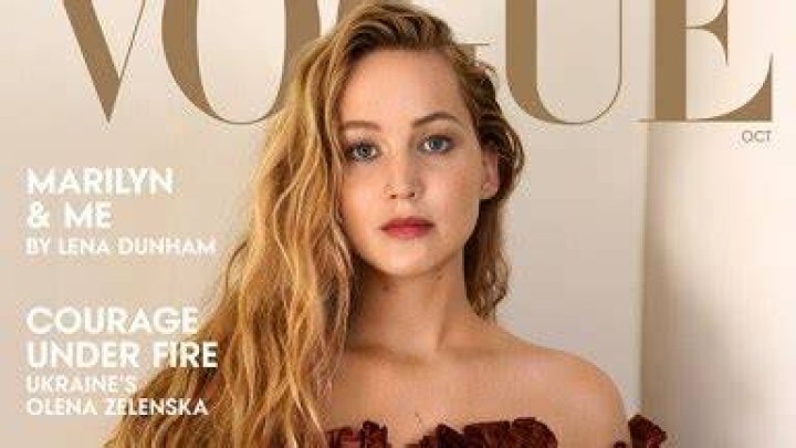 Jennifer Lawrence’s Dress & Beach Waves On ‘Vogue’ Cover: Photos – Hollywood Life