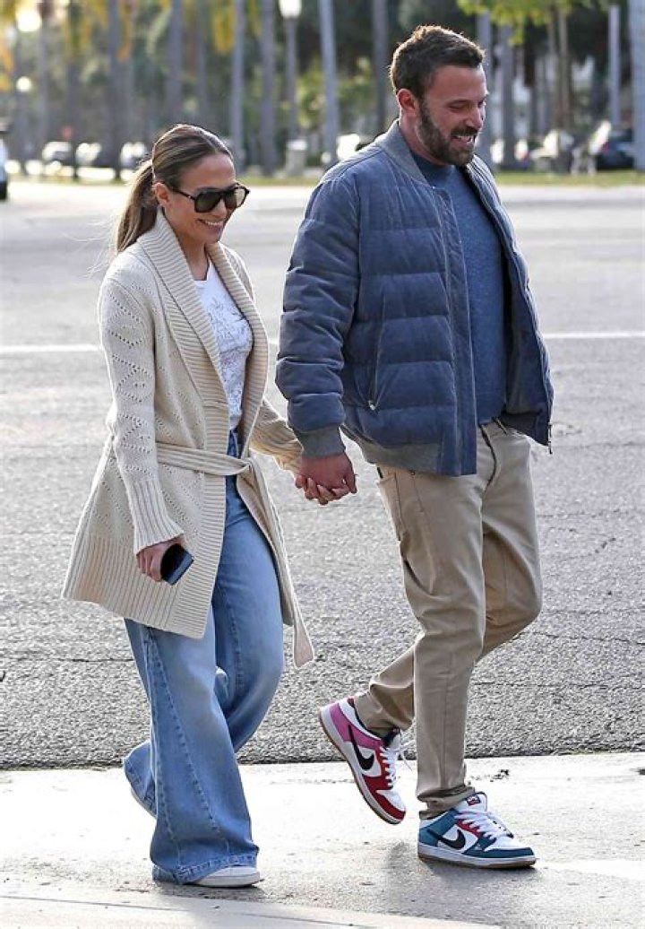 Jennifer Lopez and Ben Affleck Hold Hands On the Set of His New Nike Movie