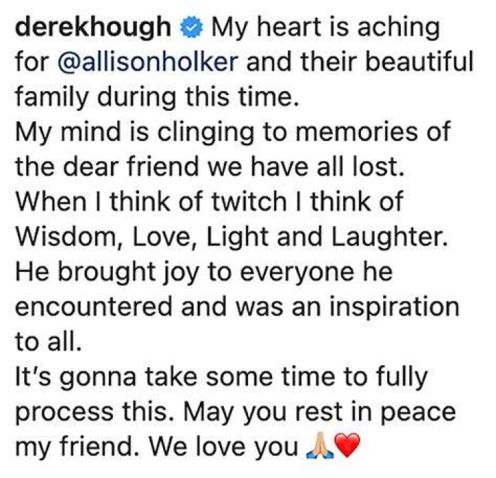 Jennifer Lopez & Derek Hough React To Stephen Twitch Boss’ Death – Hollywood Life