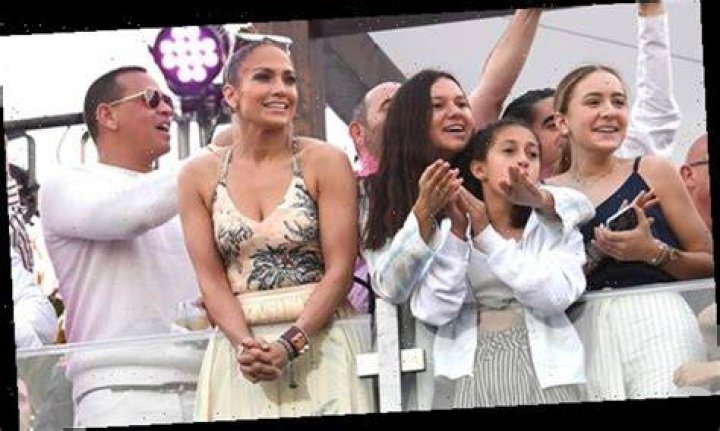 Jennifer Lopez Shows Off Her Baseball Skills While Being Cheered On By A-Rod During Family Game