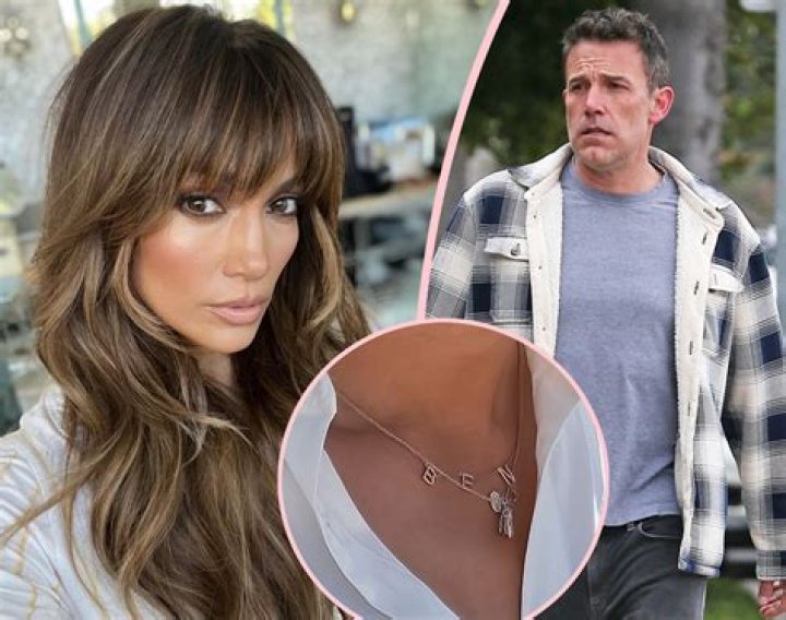 Jennifer Lopez Wears ‘Ben’ Affleck Name Necklace In Monaco – Photo