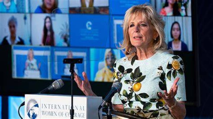 Jill Biden & Meghan Markle Wear Same Lemon Dresses: Coincidence? – Hollywood Life