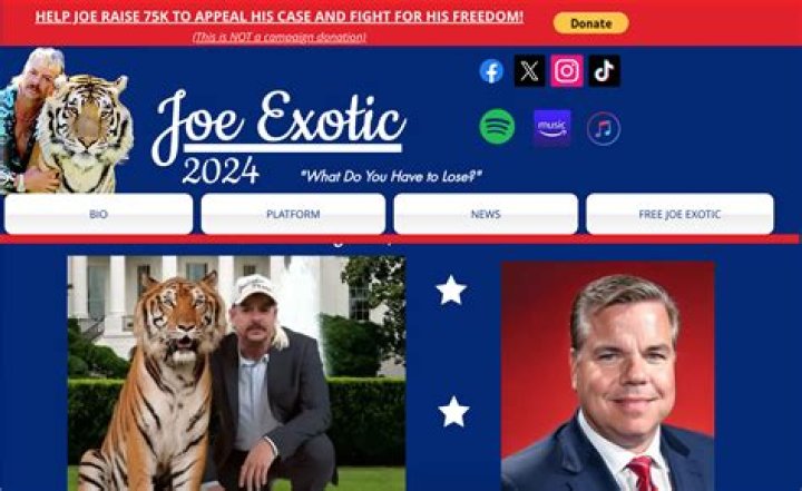 Joe Exotic Announces 2024 Presidential Campaign – Hollywood Life