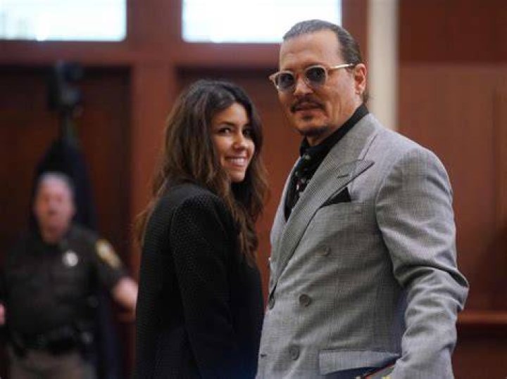Johnny Depp Reunites With Attorney Camille Vasquez: Video – Hollywood Life