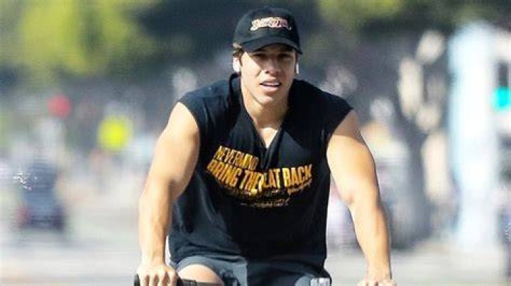 Joseph Baena, 22, Shows Off Muscles In Cut-Off Tank During Quarantine Bike Ride