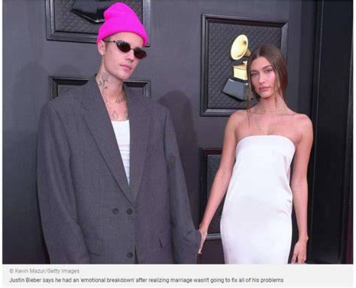 Justin Bieber Had ‘Emotional Breakdown’ After Realizing Marriage Wouldn’t ‘Fix’ His Problems