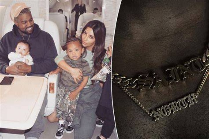 Kanye West Returns To Instagram After 3 Years With Photos Of Gold Chain Bearing His Kids’ Names