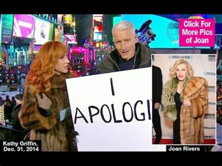 Kathy Griffin Rings In The New Year In Joan Rivers Fur Coat