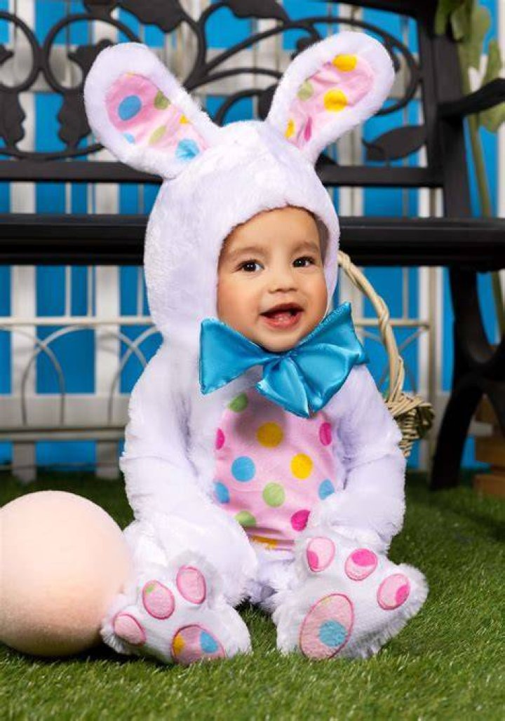 Katy Perry Shows Off Growing Baby Bump In Adorable Easter Bunny Outfit — See Pic