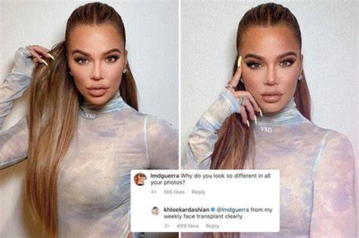 Khloe Kardashian Looks Unrecognizable In Heavily FaceTuned Selfie On Instagram — See Pic