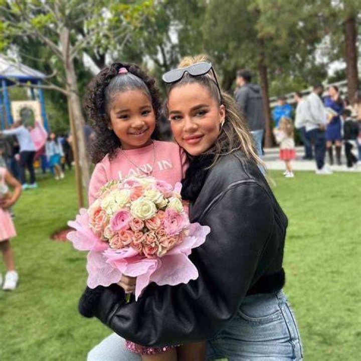 Khloe Kardashian Shares Cute Pic Of True Thompson ‘Cooking’ & Rocking A Cute Baby Afro – See Pic