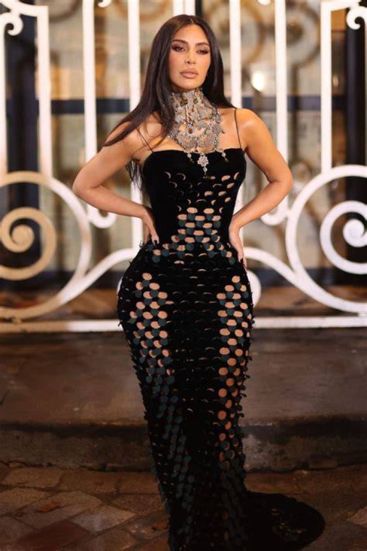 Kim Kardashian At Paris Fashion Week