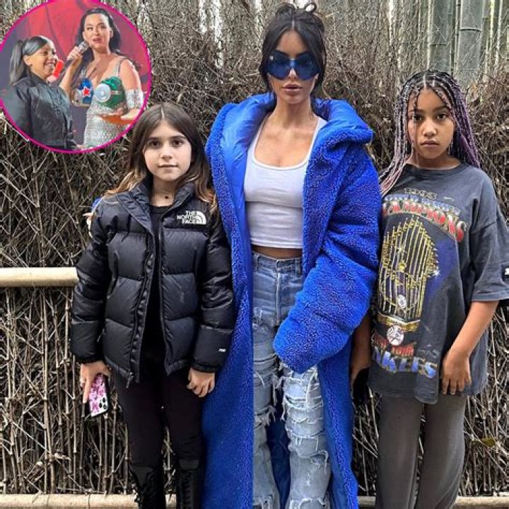 Kim Kardashian Embarrasses Daughter North, 9, & Niece Penelope, 10, As She Sings In Car: Watch