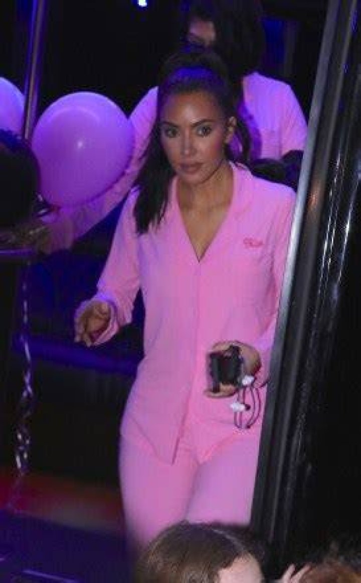 Kim Kardashian’s Pink Outfit Is Giving Power Rangers In New Photos – Hollywood Life