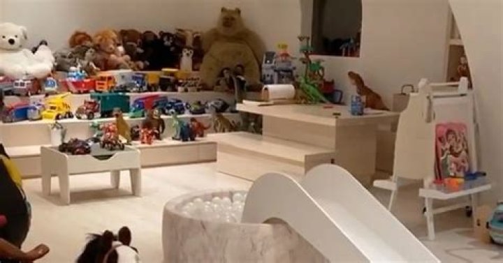 Kim Kardashian Shows Off Her Kids’ Lavish Playroom With Full Pretend Grocery Store & More