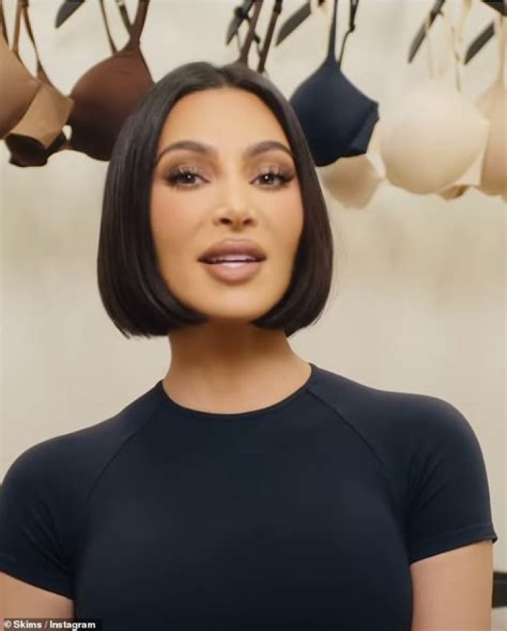 Kim Kardashian Stuns In Nude-Colored SKIMs Lingerie As She Promotes New Camo Makeup