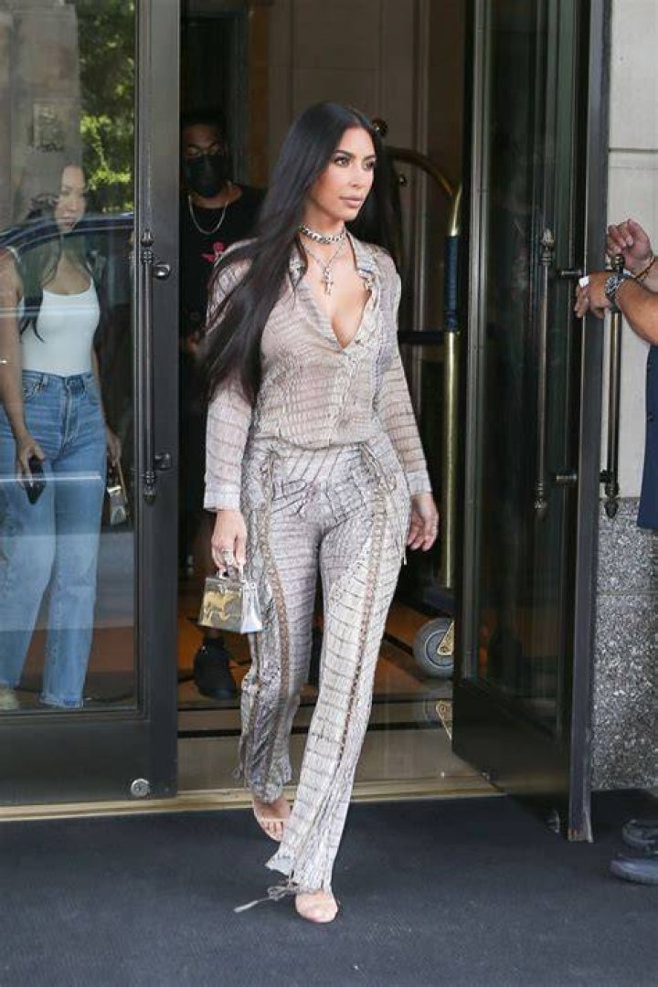 Kim Kardashian Wears Snakeskin Outfit In NYC: Photo – Hollywood Life