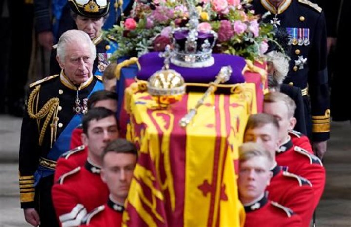 King Charles Sorrowfully Leads Procession To Queen Elizabeth’s Funeral With Both Sons