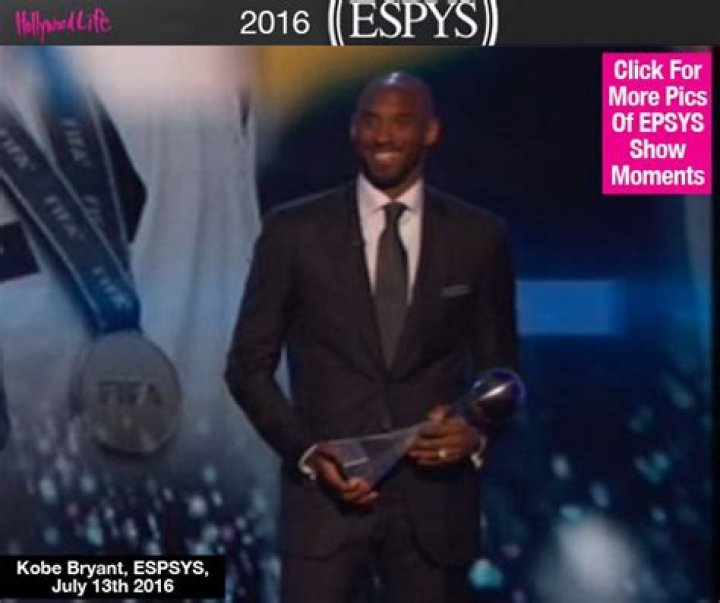 Kobe Bryant Says, ‘I Am Not Done Yet,’ As He Recieves Icon Award At 2016 ESPYs