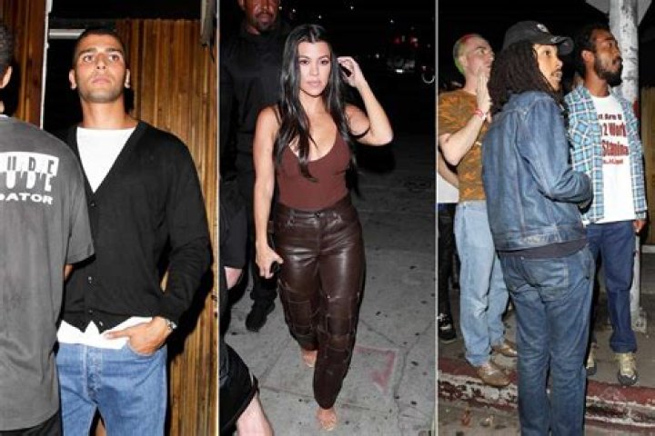 Kourtney Kardashian & Kendall Jenner Dine At Same Place As Exes Younes Bendjima & Ben Simmons