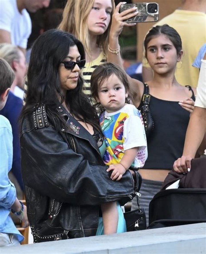 Kourtney Kardashian Sizzles In A Sheer Top Stepping Out To Dinner In Paris With Daughter Penelope, 7
