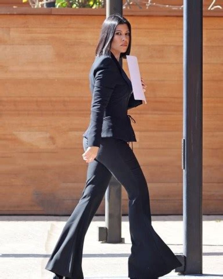 Kourtney Kardashian Stuns In Red Sequined Bikini Top For Lemme Promo