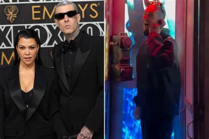 Kourtney Kardashian Surprises Travis Barker With Halloween Decorations – Hollywood Life