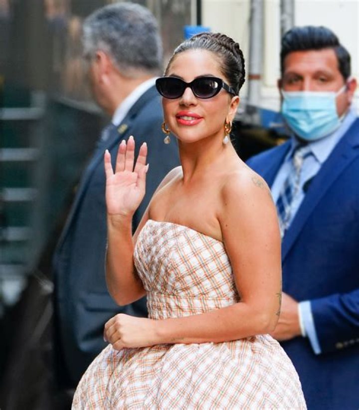 Lady Gaga Goes Makeup-Free While Soaking Up The Sun In Her Backyard – Hollywood Life
