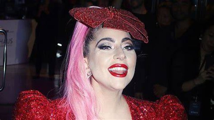 Lady Gaga Stuns In Sparkly Red Dress, Platform Boots & Fishnets – Pic – Hollywood Life