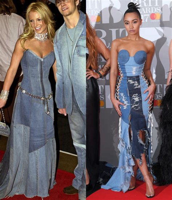 Leigh-Anne Pinnock Channels Britney Spears’ Iconic Denim Dress At Brit Awards