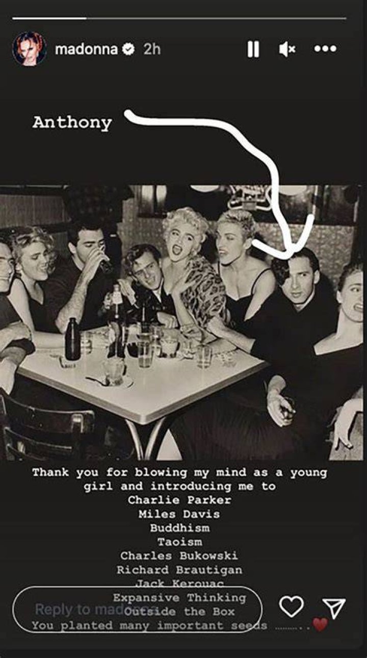 Madonna Breaks Silence On Her Brother Anthony Ciccone’s Death: ‘Thank You For Blowing My Mind’