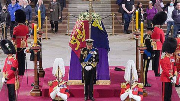 Man Arrested For Lunging At & Trying To Grab The Queen’s Coffin: See Photos