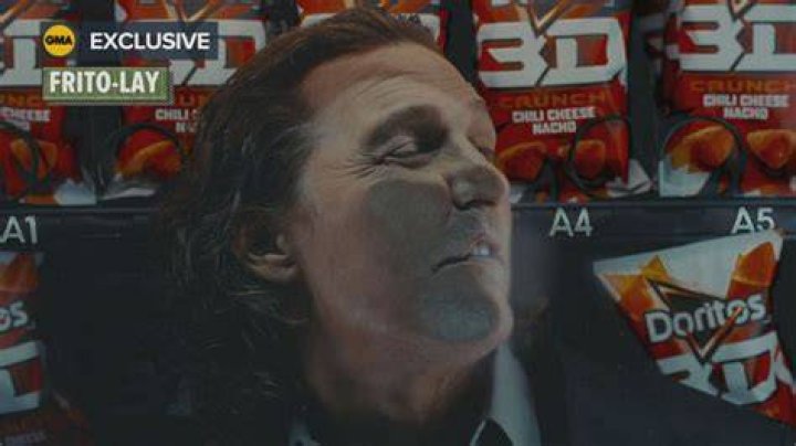 Matthew McConaughey Goes Flat In Doritos’ 3D Crunch Super Bowl Ad – Hollywood Life