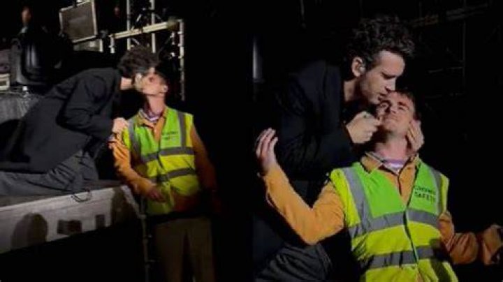 Matty Healy Kisses Male Security Guard During His Concert: Video – Hollywood Life