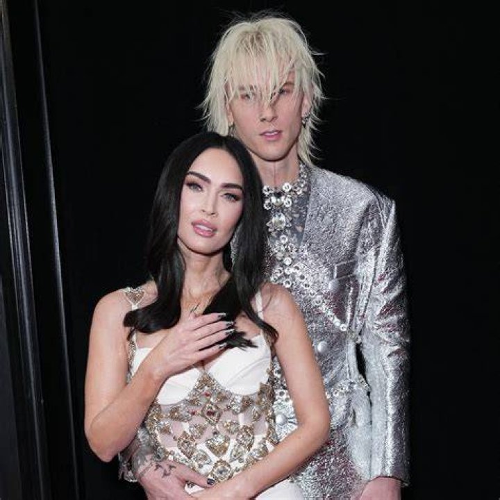 Megan Fox Cheers On Her Man In Crochet Crop Top & Skirt At MGK’s Argentina Concert