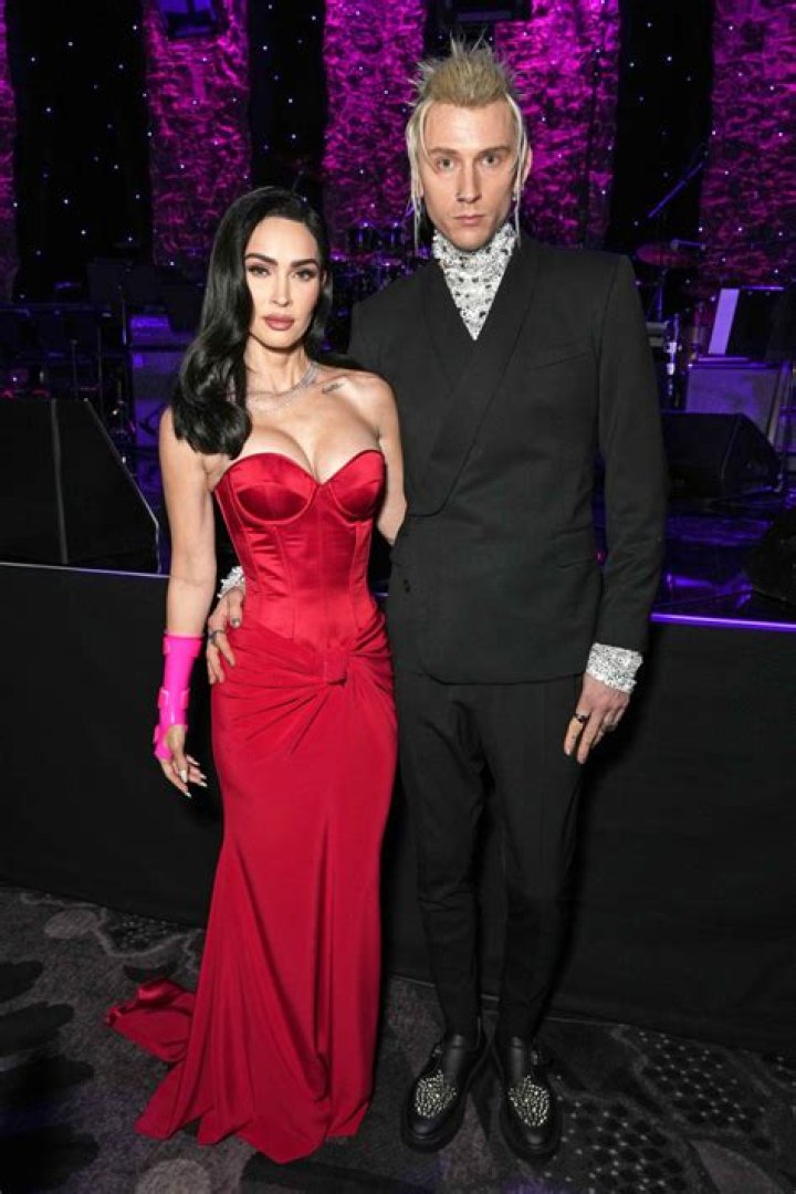 Megan Fox Wears Bright Green Crop Top As She Has Lunch With Fiancé Machine Gun Kelly: Photos