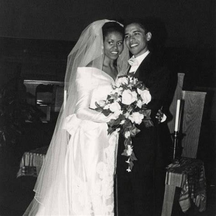 Michelle Obama Posts Throwback Wedding Photo With Barack – Hollywood Life