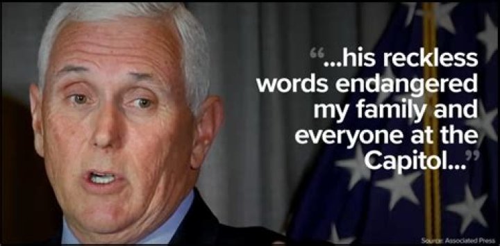 Mike Pence Slams Trump’s ‘Reckless’ Tweet Ahead Of Capitol Riots: He ‘Endangered Me & My Family’