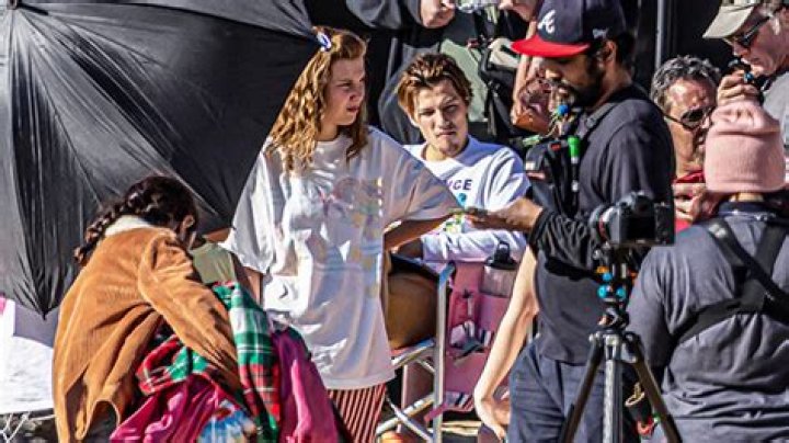 Millie Bobby Brown’s BF Jake Bongiovi Watches Her Film Movie Scenes On Set