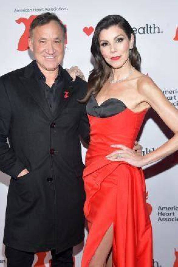 Mira Sorvino Sparkles in Red Sequin Gown at AHA Red Dress Fashion Show With Hubby Christopher Backus