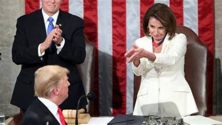 Nancy Pelosi’s Hilarious Facial Expressions & Clapping At SOTU Go Viral