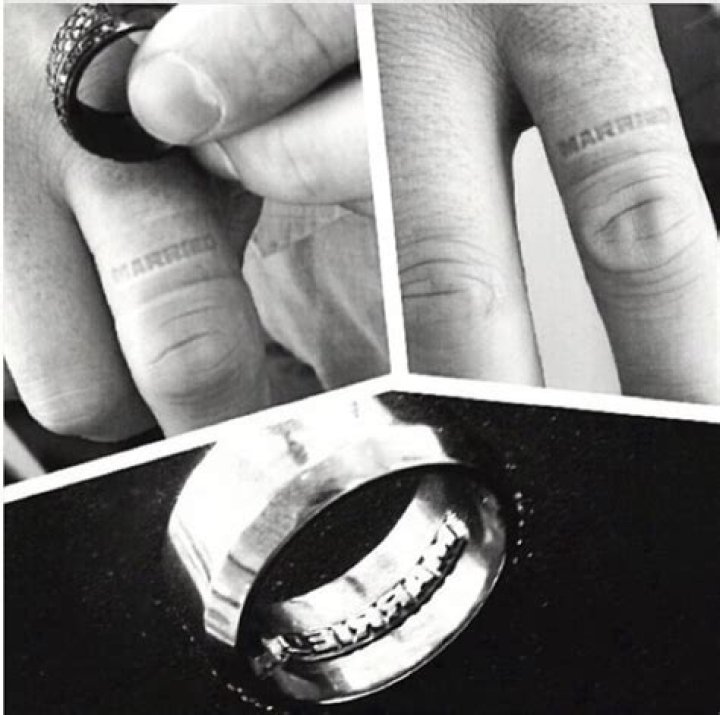 New Married Ring Leaves Branded Indent On Finger If Removed — Cool Or Crazy? – Hollywood Life