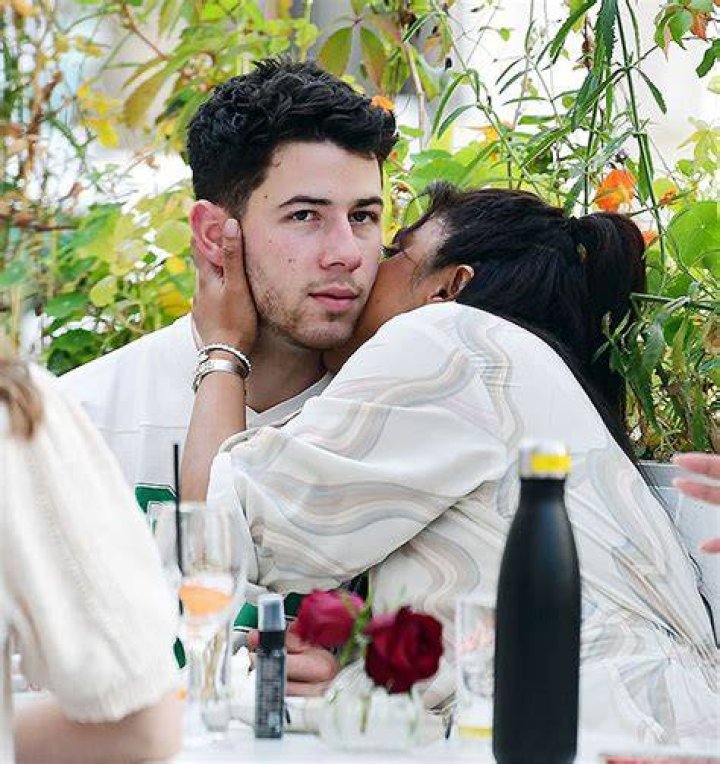 Nick Jonas & Priyanka Chopra Share A Sweet Kiss At PDA Filled Lunch Date In London – Photos