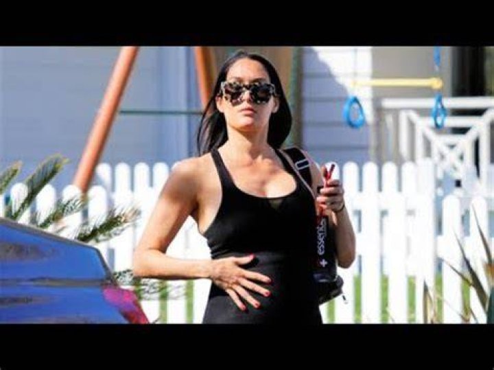 Nikki Bella Cradles Growing Baby Bump With Just 6 Weeks Until Due Date — New Pic