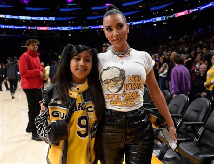 North West, 8, Uses $250 Versace Basketball Heading To Game With Mom Kim Kardashian: Photos