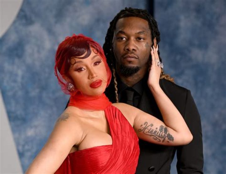 Offset Matches His Tan Outfit To $600K Lamborghini That Wife Cardi B Bought For His B-Day In New Pic