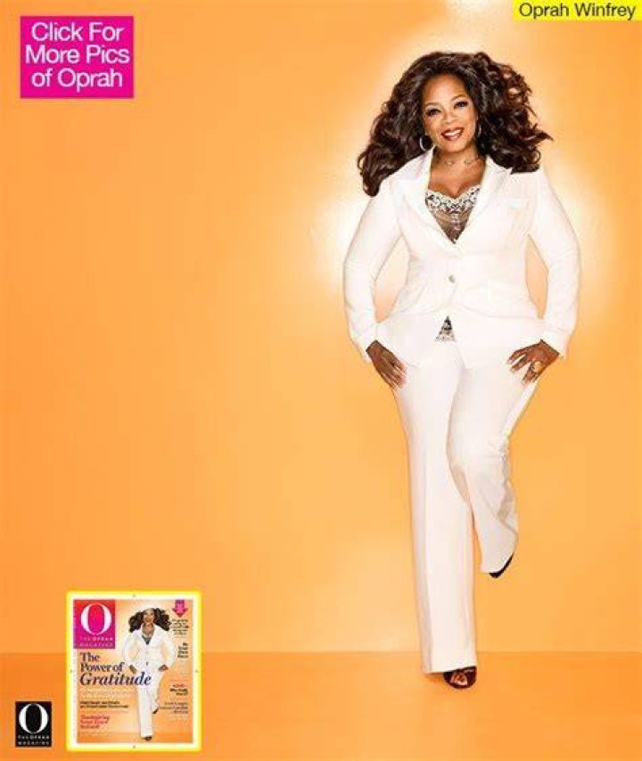 Oprah Bares Her Cleavage For The First Time At 60