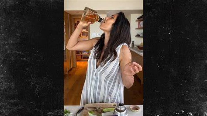 Padma Lakshmi Chugs Tequila After Learning Her Daughter Won’t Return To School Until Sept.